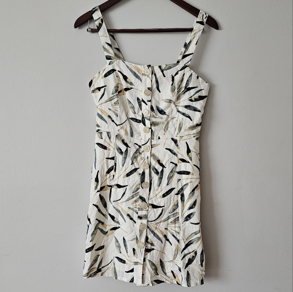 Moodie Paula button front dress NWT